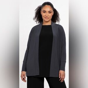 Sympli Every Day Cardigan in Graphite